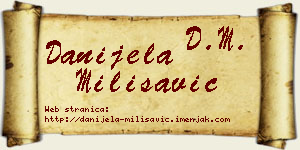 Danijela Milisavić vizit kartica